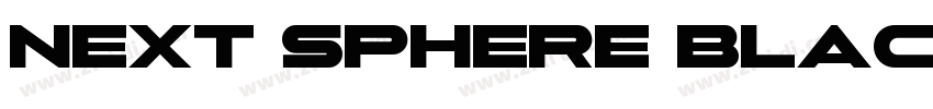 Next Sphere Black字体转换